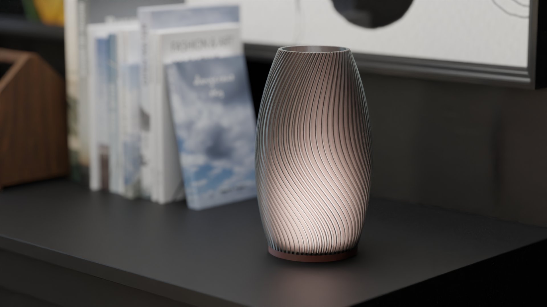 Tapered Lamp For Wired Lamp kit